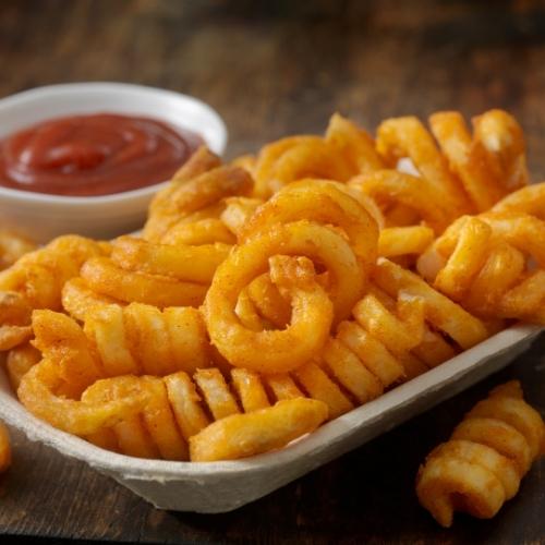 Curly Fries and Cheese